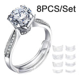 Silicone Invisible Clear Ring Size Adjuster Resizer Loose Rings Reducer