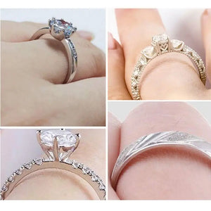 8 Sizes Silicone Invisible Ring Size Adjuster Reducer Ring Sizer