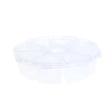 8 Slot Plastic Jewelry Box Bead Nail Storage Tool Container