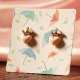 100pcs 6*6 cm Earring Necklace Display Cards Jewelry Card