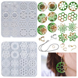 Flower Hollow Earring Ornaments Silicone Mold DIY Gift Jewelry Making Resin Mold