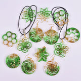 Flower Hollow Earring Ornaments Silicone Mold DIY Gift Jewelry Making Resin Mold