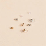 Rubber Ear Plug Earring Round Earplug Back Stoppers Jewelry Findings