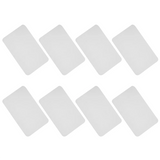 8 Transparent Place Mats Washable Non-Slip Heat Resistant