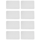 8 Transparent Place Mats Washable Non-Slip Heat Resistant