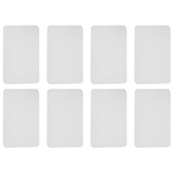 8 Transparent Place Mats Washable Non-Slip Heat Resistant