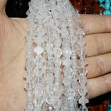 8X8X4mm Natural Stone Loose Beads Strand Cross Shape DIY Bracelet Necklace