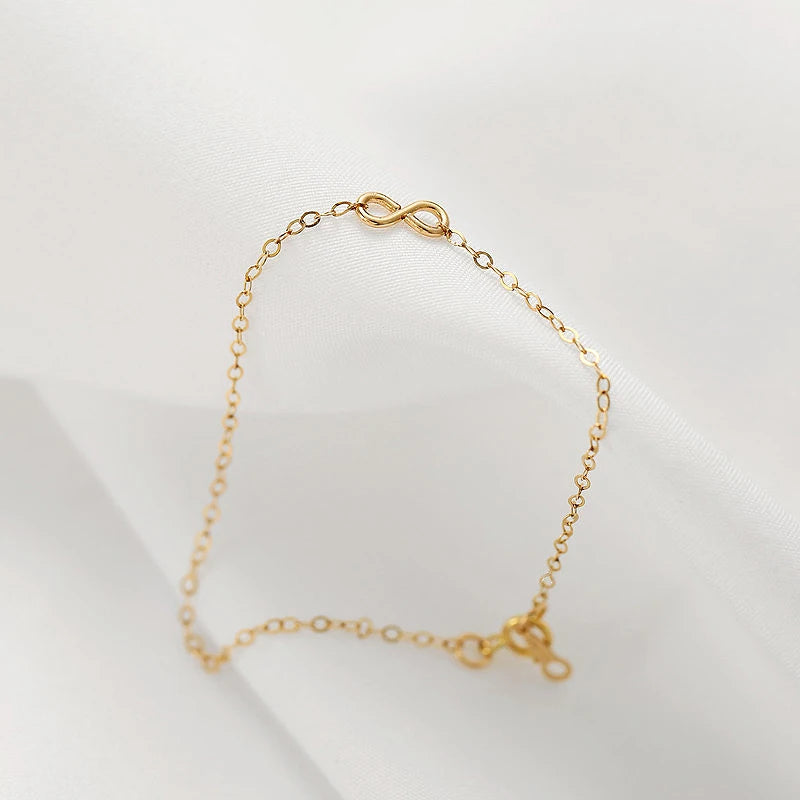 S925 Silver Plated 14K Bracelet Versatile Daily Fine Jewelry for Women