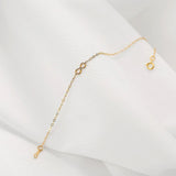 S925 Silver Plated 14K Bracelet Versatile Daily Fine Jewelry for Women