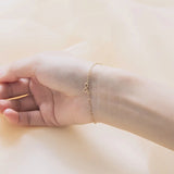 S925 Silver Plated 14K Bracelet Versatile Daily Fine Jewelry for Women