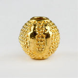 8mm Yellow Metal Rosary Letter