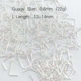 925 Sterling Silver Clear CZ Nose Rings & Studs for Men Women 22g