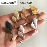 8 pcs Brass Calla Lily Pendant, 15*40mm, Bronze/Gold/Silver/Steel-color