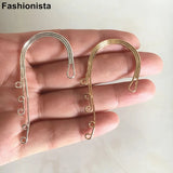 8 pcs Brass Filigree Earrings Hook Jewelry Making DIY Silver-color