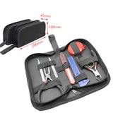 8 pcs Jewelry Tools Kit Pliers Beading Tweezers Ring DIY Tools Set
