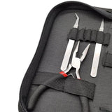 8 pcs Jewelry Tools Kit Pliers Beading Tweezers Ring DIY Tools Set