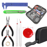 8 pcs Jewelry Tools Kit Pliers Beading Tweezers Ring DIY Tools Set