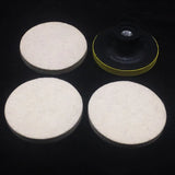 8-Piece Glass Polishing Wool Wheel Set
