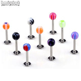 Mixed Belly Lip Eyebrow Tongue Nipple Bar Ring Body Piercing Studs