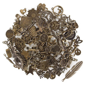 Mixed Antique Bronze Charms Alloy Pendant DIY Accessories for Jewelry and Craft