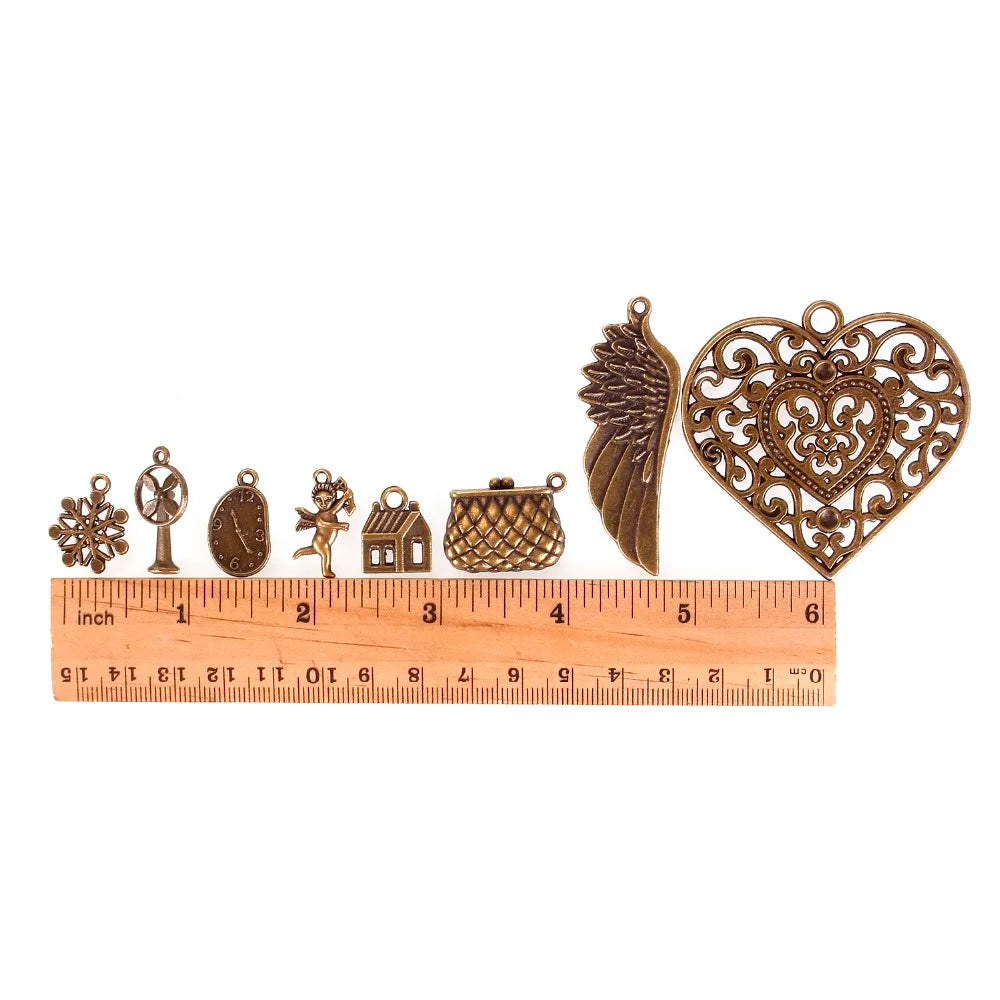 Mixed Antique Bronze Charms Alloy Pendant DIY Accessories for Jewelry and Craft