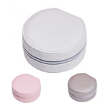 Portable Leather Jewelry Box Storage Display Stand