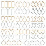 Assorted Metal Bezels For Resin Charms - Gold & Silver