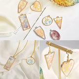 Assorted Metal Bezels For Resin Charms - Gold & Silver