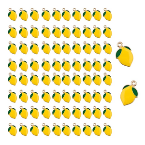 80 Pcs Fruit Charms Pendant DIY Jewelry Making Earrings