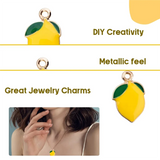 80 Pcs Fruit Charms Pendant DIY Jewelry Making Earrings