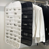 80 Pockets Jewelry Roll Bag Necklace Ring Earrings Storage Organizer