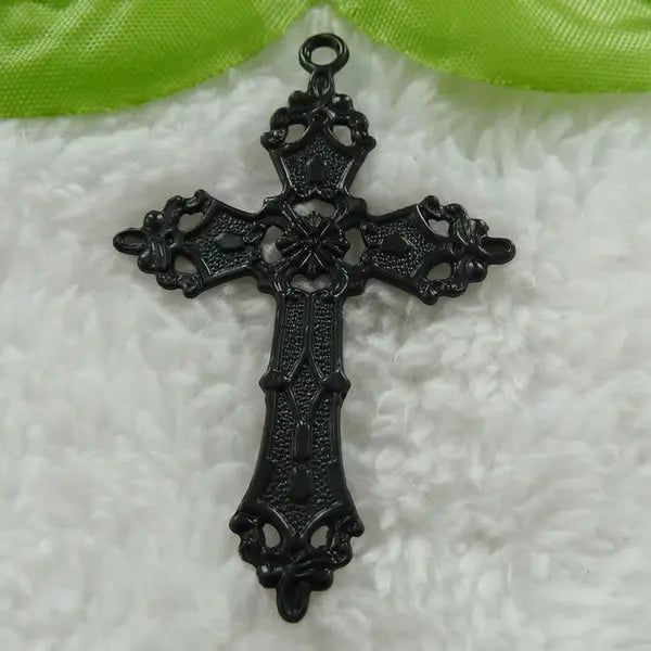 Set of 80 Cross Charms Pendant 57x37mm