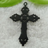 Set of 80 Cross Charms Pendant 57x37mm