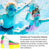 800 Pack Waterproof Paper Wristbands for Party Club