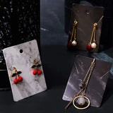 800-Piece Earring Necklace Card Set for Jewelry Display