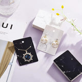 800 Pieces Marble Earring Necklace Display Card Holder Set
