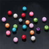 800Pcs Candy Colors 6mm Pearl Beads for Jewelry Making DIY
