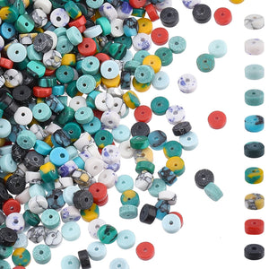 800Pcs 4mm Natural Stone Beads for Jewelry Making DIY Craft