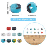 800Pcs 4mm Natural Stone Beads for Jewelry Making DIY Craft