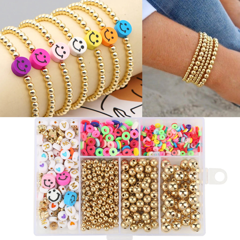 800pcs CCB Beads Kit for Jewelry Making