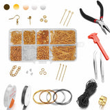 800pcs Jewelry Making Kits for DIY Earrings Repair Tools Set