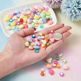 800pcs Acrylic Heart Beads for DIY Jewelry Making Set