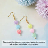 800pcs Acrylic Heart Beads for DIY Jewelry Making Set