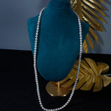 Classic Sweater Chain Freshwater Pearls Necklace Boutique Jewellery