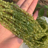 5-8mm Olivine Stone Beads for DIY Jewelry - Peridot Bracelet Necklace