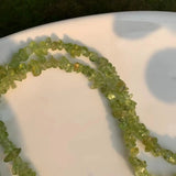 5-8mm Olivine Stone Beads for DIY Jewelry - Peridot Bracelet Necklace