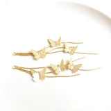 80MM Butterfly Tassel Earrings Charms Pendants High Diy Jewelry Accessories
