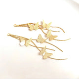 80MM Butterfly Tassel Earrings Charms Pendants High Diy Jewelry Accessories