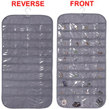 80PCS Double Sided Jewelry Hanging Bags Earring Display Organizer Storage Bag