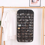 80PCS Double Sided Jewelry Hanging Bags Earring Display Organizer Storage Bag